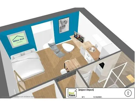 Centre ? ? 24m² ? Cuisne ? Wifi ? Neuf! * 塞格雷