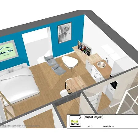 Centre ? ? 24m² ? Cuisne ? Wifi ? Neuf! *